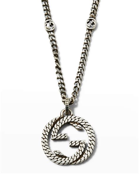 gucci cow head necklace|Gucci necklace men.